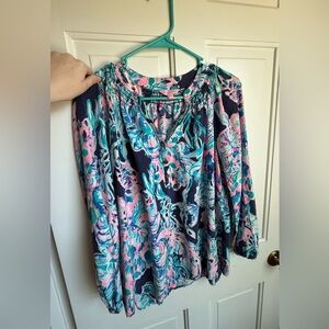 Lilly Pulitzer Elsa Silk Top